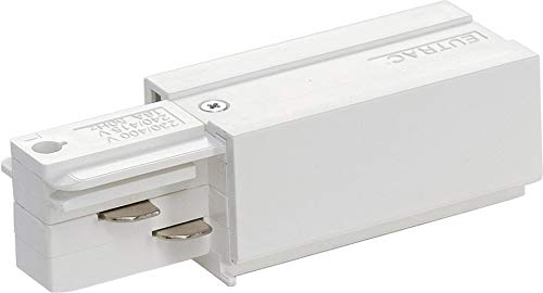 Preisvergleich Produktbild EUTRAC Einspeiser für 3-Phasen HV-Schiene Erde links Einspeiser 1, weiß