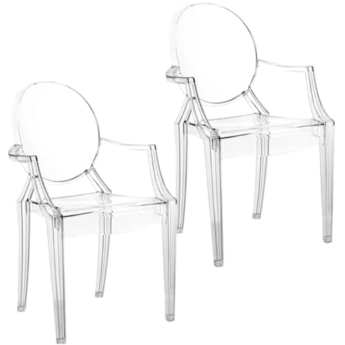 2 pezzi di mobili per bambole in scala 1:6, sedia in miniatura per casa delle bambole plastica trasparente, poltrona miniatura, mobili moderni, accessori per casa delle, sedia ac