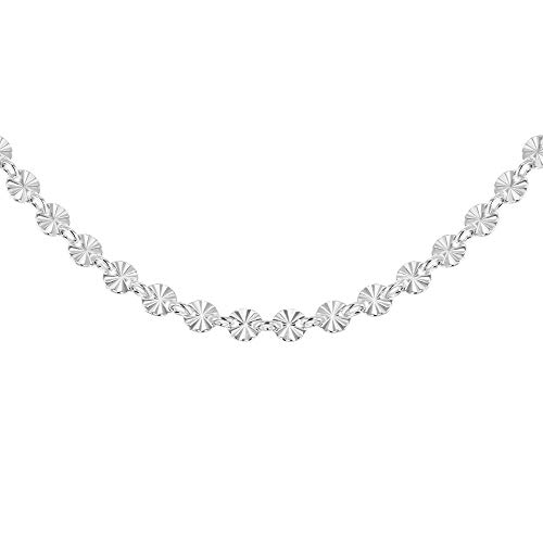 Collier en Argent pour Femme Tuscany Silver 43 cm : Le Cadeau Idéal Solaire et Élégant