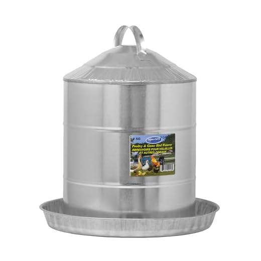 Galvanized Steel Chicken Waterer