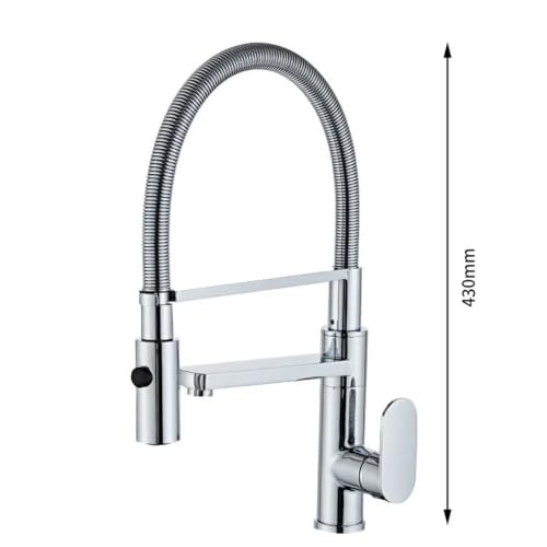 Robinet de lavabo rétractable TH-006 avec douchette rotative 360