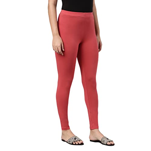 Image of GO COLORS Women Slim Cotton Leggings