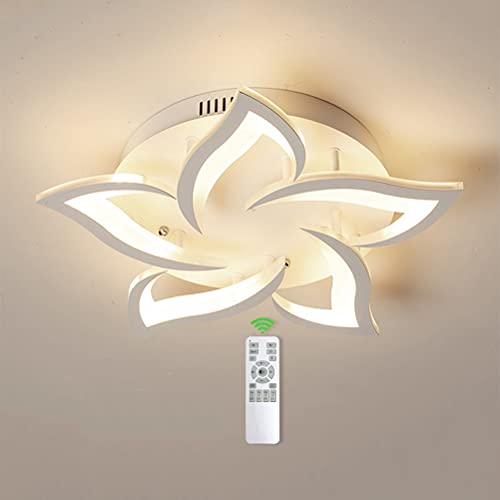 Plafonnier LED moderne salon chambre d'enfant lampe de plafond dimmable avec télécommande Î391