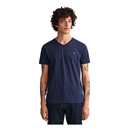 GANT Herr The Original Slim V-ringad T-shirt