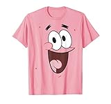 19NKSB00105B-002 SpongeBob SquarePants Patrick Face Portrait T-Shirt