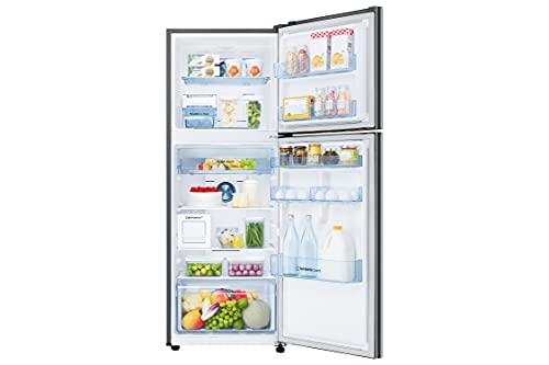 Image of Samsung 336 L 3 Star Inverter Frost Free Double Door Refrigerator Appliance (RT37A4633SL /HL, Real stainless, 2022 Model)