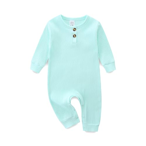 KIDDLETOWN Baby Schlafanzug, Schlafstrampler, Pyjama, Strampler für Neugeborene, Baumwolle, Langarm Schlafoverall für Mädchen und Jungen