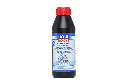 LIQUI MOLY Aceite de alto rendimiento para el cambio (GL3+) SAE 75W-80 | 500 ml | Aceite de engranajes | Aceite hidráulico | 4426