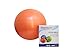 Sanctband Gymball - Palla da Ginnastica Fit Ball Anti-Scoppio e Resistente - Ideale per allenamenti in casa o palestre - Yoga, Pilates o Esercizi di Forza (Arancio) 55cm