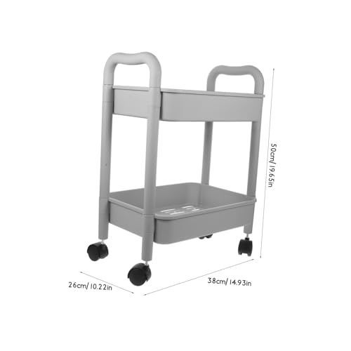 Chariot de rangement design épuré à roulettes LABRIMP en PP - 6