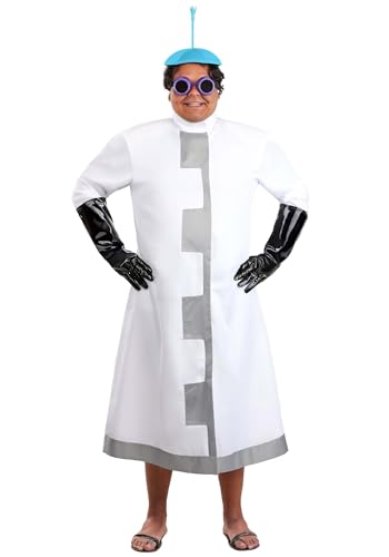 Disney Kronk Plus Size Costume with Lab Coat, Hat, Goggles, & Gloves | Halloween Outfit from The Emperor's New Groove 2X