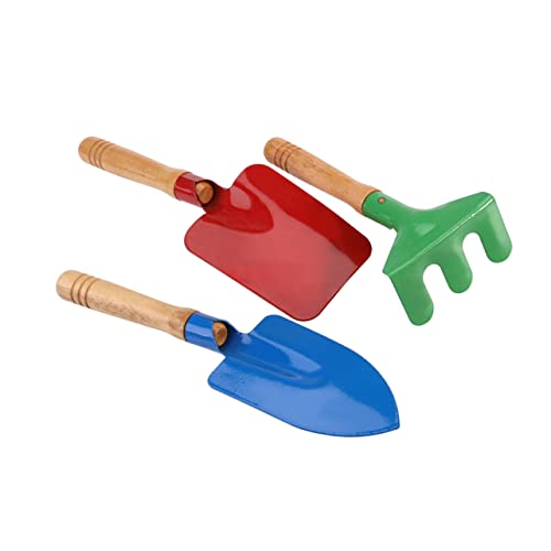 TINEASUR 6 Piece Kids Garden Tool Set Toddler Cleaning Set for Boys Girls Random Color