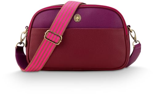 Sac à épaule bandoulière Frida Pip Studio bordeaux pour ranger vos affaires en gardant les mains libres