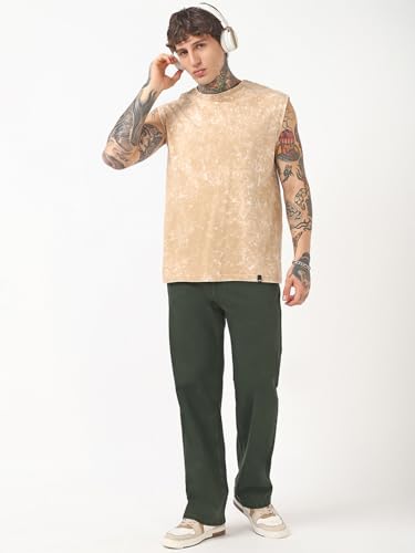 Image of Bewakoof Men's Baggy Fit Jeans