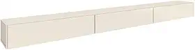 Rack Suspenso para Painel ou TV até 75 Polegadas 3 Portas 1,99m Off White EDN