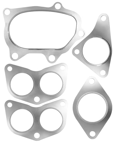 Image of Exhaust Manifold Gasket Kit Up Down Pipe Fit for Subaru WRX Xt Sti Gt Replace 14038AA000 44022AA180