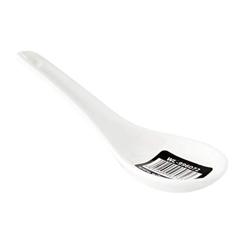 Wilmax White Porcelain Set Of Spoons (5.5" / Set Of 24) | Dishwasher Safe, Easy To Clean | Fine, English Porcelain | Wl-996073/A #TOP3