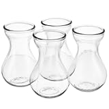 Ensemble de vases à bourgeons : il présente une couleur simple et un design d'apparence mignonne, plein de beauté et d'élégance simples, des vases à bulbes de jacinthe