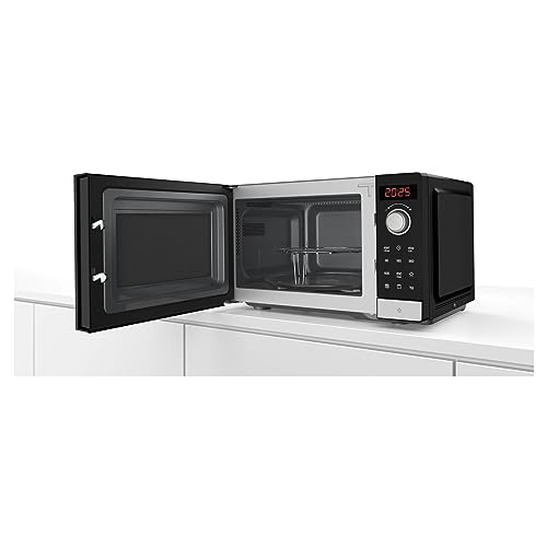 Bosch Home & Kitchen Appliances Bosch Serie 2 FEL023MS2B Freestanding microwave, 44 x 26 cm, Stainless steel
