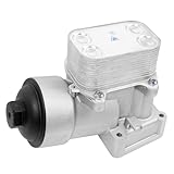 Upgraded Aluminum Oil Filter Housing Assembly Fit Compatible with VW Amarok Passat 2.0L 2012-2014 A3 Q3 2.0L 2012-2014 Replaces 03L115389H 03L-115-389-H 03L115389B 03L115389C 03L115389G 03L115389G
