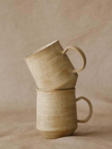 Taza de café de gres WENSHUO 10.15 oz miniatura 4