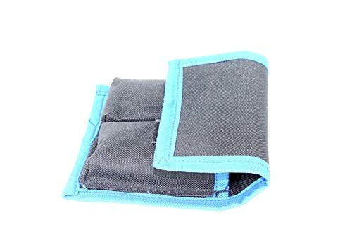 Image of MILLETS DSLR Battery Case Holder Storage Bag (2 Pocket) for AA /AAA Battery and Compatible with LP-E6 LP-E8 LP-E10 LP-E12 Battery, EN-EL14 EN-EL15 Battery, NP-FW50 NP-F550 Battery