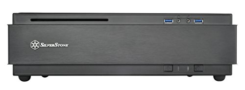Silverstone SST-ML07B - Milo Slim HTPC Mini-ITX Computer Case, Black miniatura 4