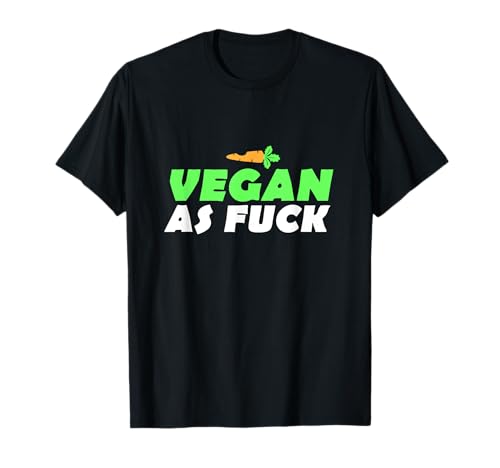 Vegan as Fuck Retro Animal Welfare T-Shirt
