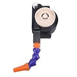 Luocute 500-W-Luftkühlungssatz, 0 Bis 38500 U/min, Einstellbarer CNC-Luftkühlungssatz für Spindeldurchmesser 27 Mm Bis 76 Mm (EU-Stecker 100–240 V)