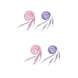 LIFKOME Juego de 2 Cordones Y Anchos para Zapatos de Hombre Mujer Niño Y Niña para Botas Zapatillas Mocasines 2 Pares