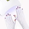 SUBAY UV Gloves for Gel Nail, UV Protection Fingerless Gloves for Manicures Nail Art, Sun Gloves for Gel Nail Lamp with UPF 50+, Long White