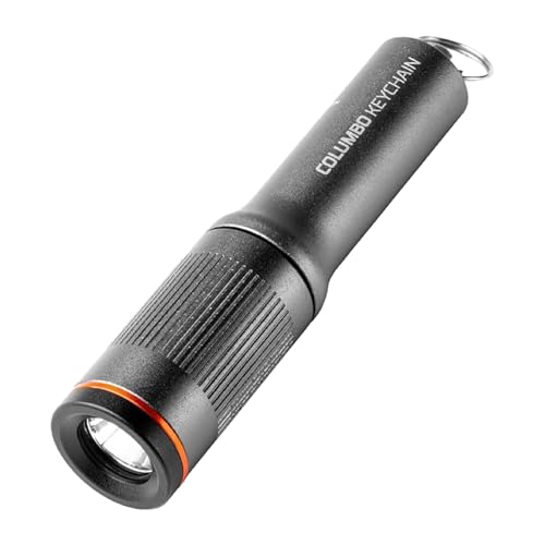 NEBO Columbo Pocket Mini Torch - Small EDC Battery Power Inspection Flashlight - Super Bright Keyring - 3 Light Modes, Tactical Work - Waterproof Pen Light