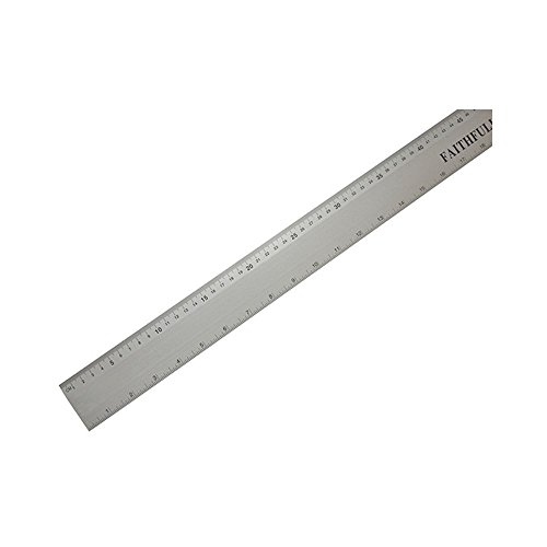 Faithfull RULE1000 - Regla de aluminio (1 m)