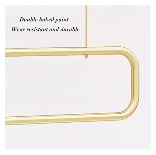 Tringle à vêtements créative or : présentoir suspendu haut de gamme