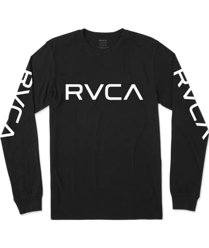 RVCA Men's Big Long Sleeve Crew Neck T-Shirt