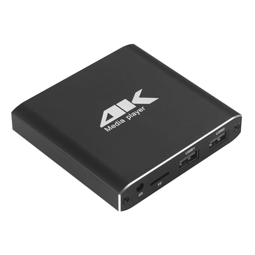 undefined アルテマ 4Kメディアプレーヤー マルチメディアプレーヤー 3840*2160 HD1080p対応 4GBメモリ内蔵 HDMI/USB/AV/HDD 出力対応 H265 動画 音楽 写真 PPT PDF 再生対応 黒 日本語説明書付属 の商品画像 2