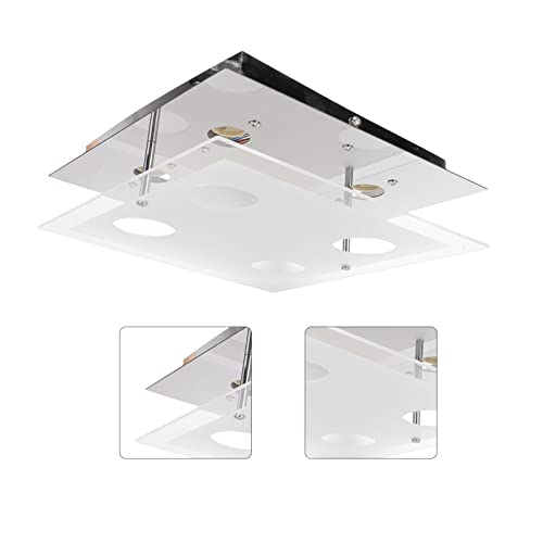 GU10 シーリングライト シンプルモダン LED フラッシュマウントシーリングライト 寝室 リビングルーム ダイニングルーム用 [3]