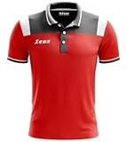 polo achille zeus  POLO ZEUS VESUVIO UOMO ROSSO/GRIGIO M