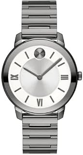 Bold 3600772 Silver Dial Gunmetal Stainless Steel Bracelet Ladies 32mm Watch, Gunmetal
