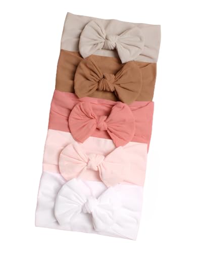 Laços de Cabelo Bebê Turbante Bebê Lacinhos de Bebê Kit c/5