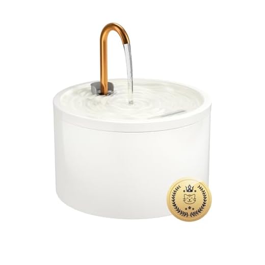MISFANS Katzenbrunnen aus Keramik 2.1L