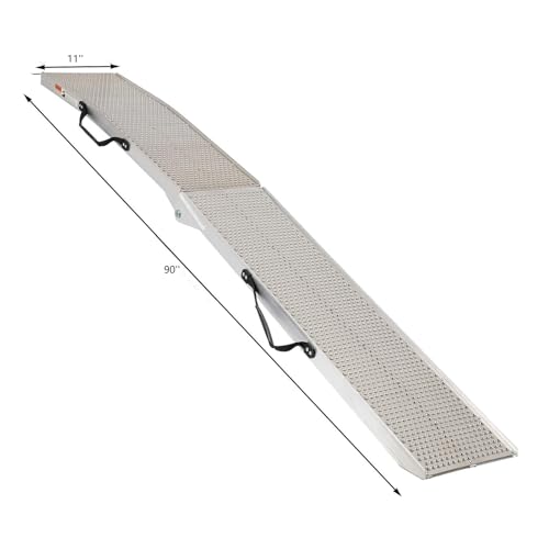Rampa para motocicleta plegable 750 libras 2 piezas miniatura 3