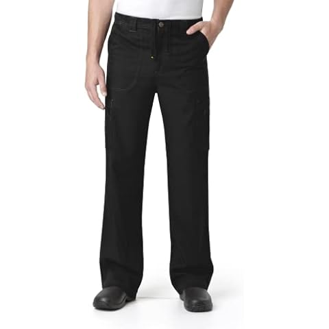 Carhartt Men's Black Medical Scrubs Pants Cover