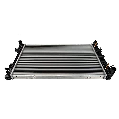 Image of KAX Radiator, CU1552 OE Style Bolt-On Aluminum Core Radiator Replacement Ram1500 1994-1998, Ram2500 1994-1997, Ram3500 1994-1997, 31-1 /2 inchW, 19-3 /8 inchH, 1-1 /2 inchInlet, 1-3 /4 inchOutlet