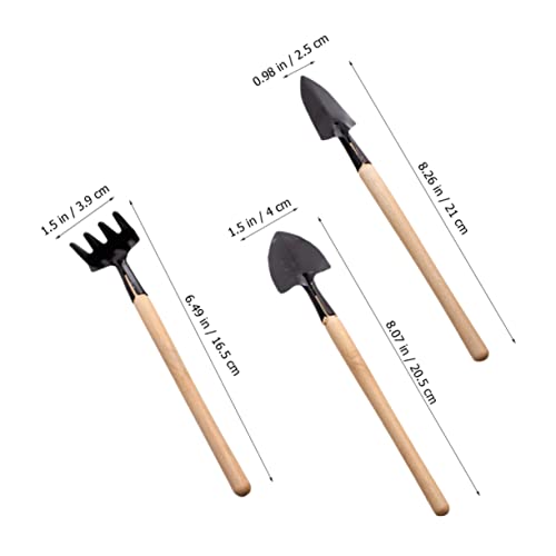 Kit mini herramientas de jardinería Yardwe 10 sets miniatura 2