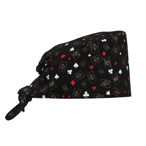 Image of Surgical Caps Men Women, Scrub Cap with Sweatband Adjustable