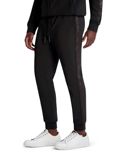 KARL LAGERFELD Mens Pull on Drawstring Waistband Pocket Pants2