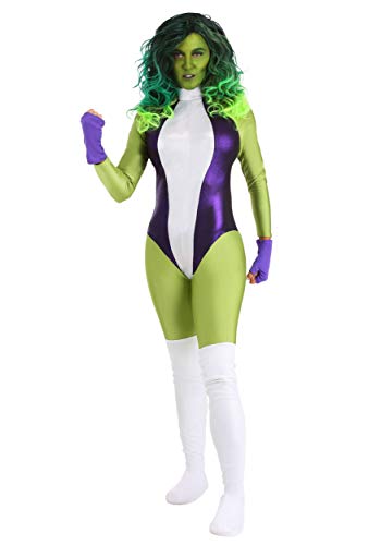 She Hulk Deluxe Adult Fancy Dress Costume Medium