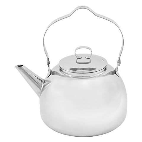 Muurikka Camping Kettle 1.5L for Outdoors with Shaped Handle Easy to Hang Cover
