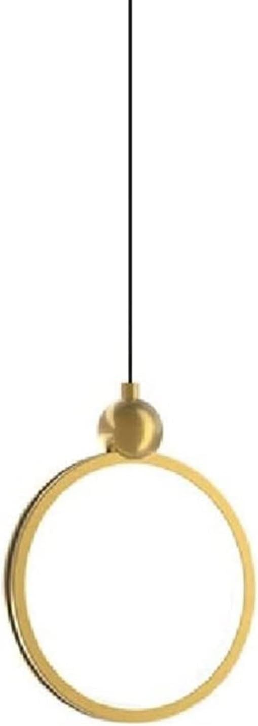 HXYSXHJUO Simple Ring Chandelier, Acrylic Side Glow Background Pendant Lights, LED Ceiling Lighting Fixtures,Chandelier Lamps